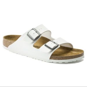 Birkenstock Arizona White Sandals